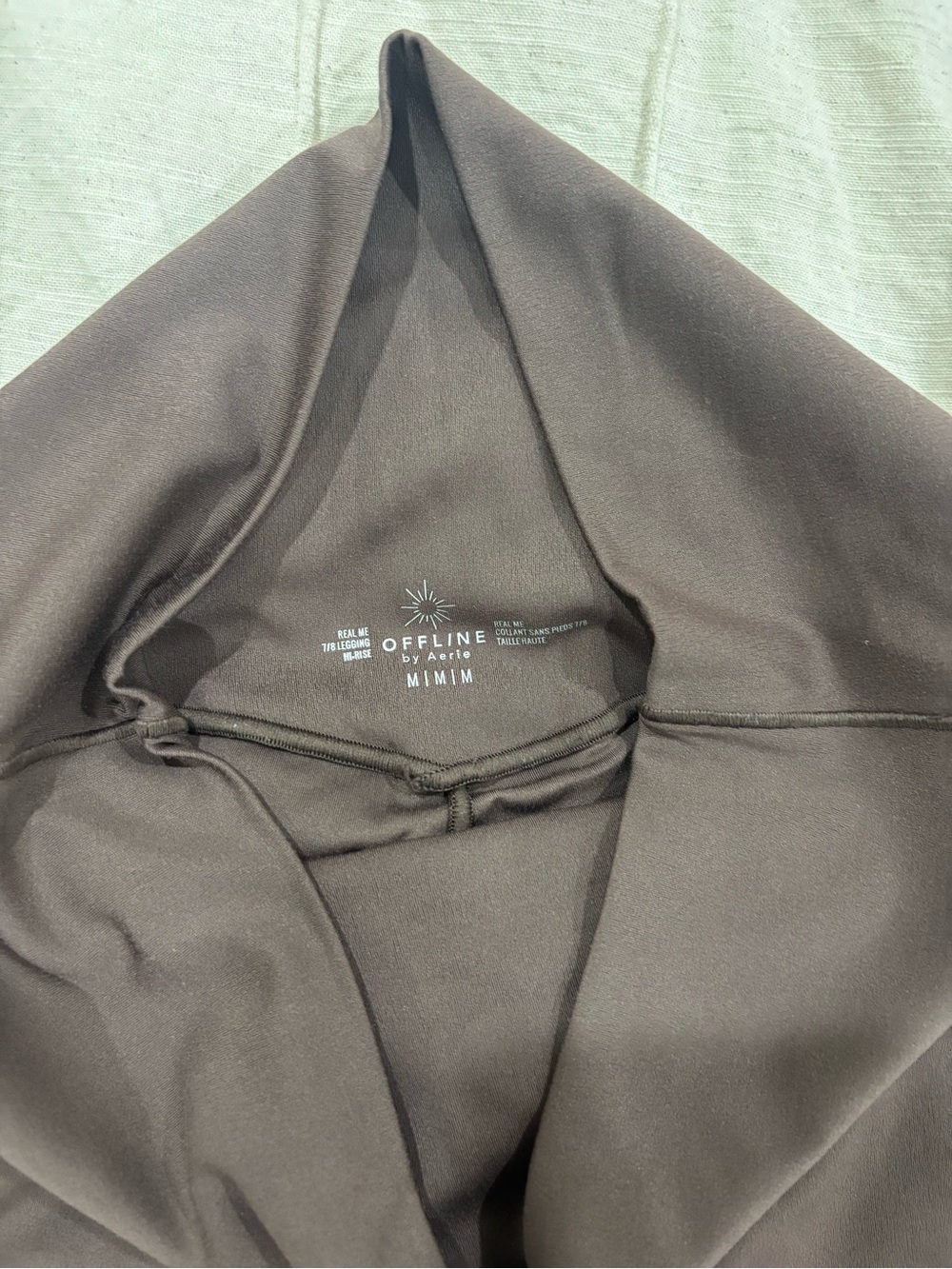 aerie Offline Brown Hooded Leggings Top